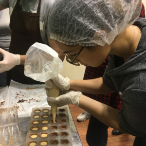 Lavorazione artistica del cioccolato